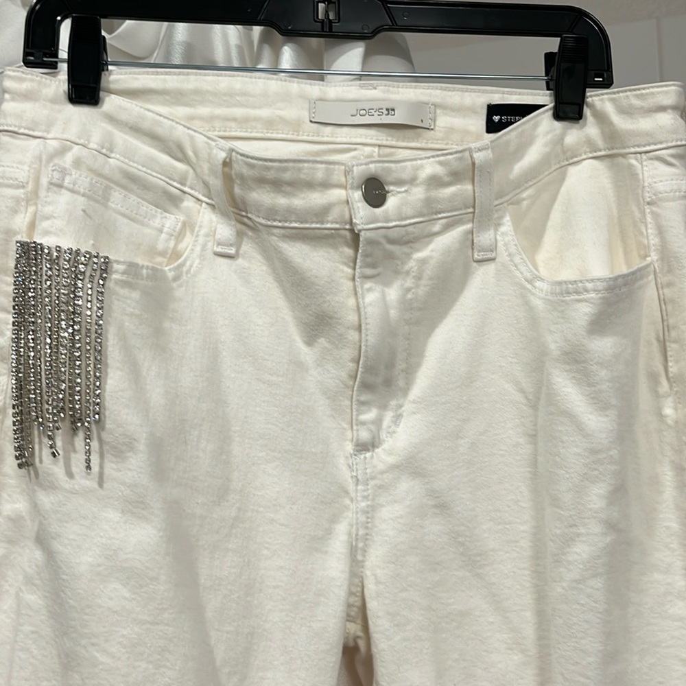Joe’s Jeans x Stephanie Gottleib Crystal Fringe Denim